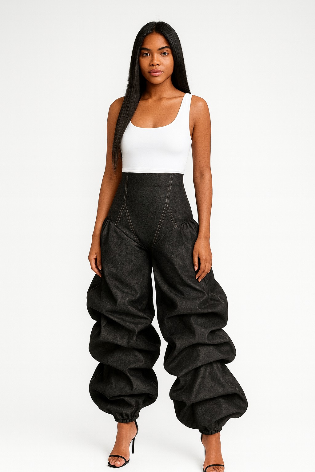 JAELL Corseted Jeans