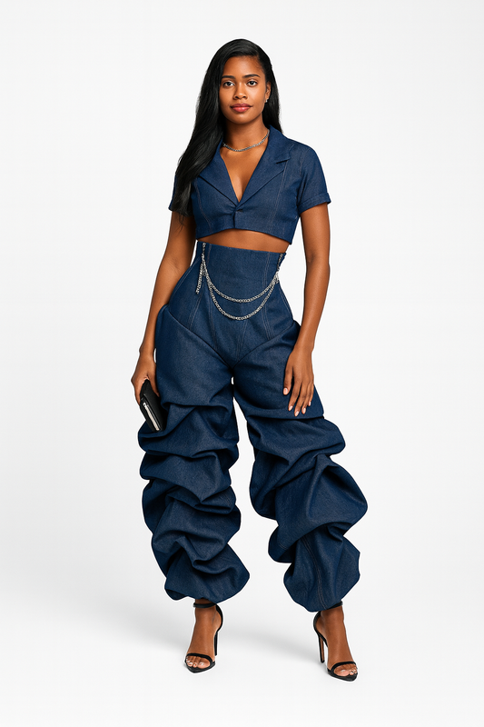 JAELL Corseted Jeans